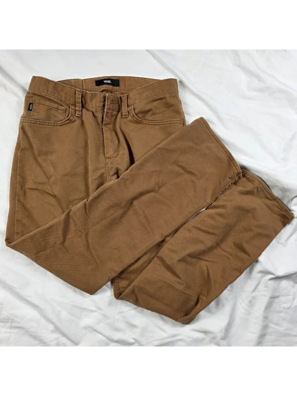 Vans V56 Standard AVE Anthony Van Engelen Mens Size 29 Brown Skate Chino Pants